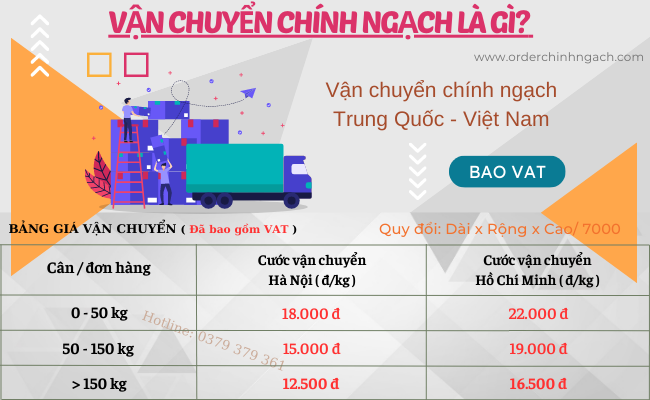 Vận chuyển chính ngạch là gì?